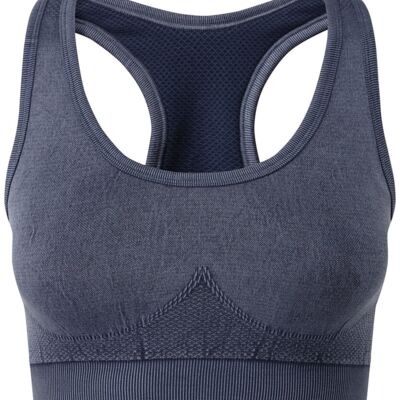 TriDri® seamless '3D fit' multi-sport denim look bra Thumbnail
